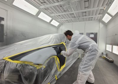 Imperial Auto Body of DC paint booth