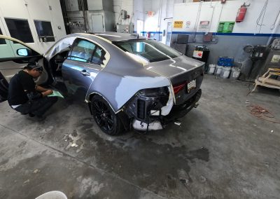 Imperial Auto Body of Rockville MD car in prep